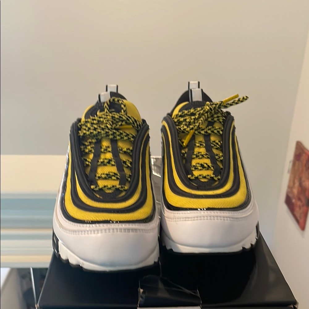 Nike Yellow and Black Athletic Sneakers